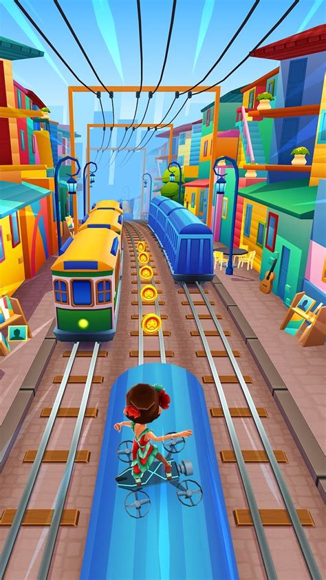 É um endless runner com visuais impressionantes e coloridos onde o jogo termina assim que você. . Subway surfers downloadable content